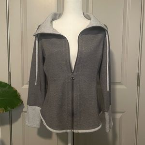 Tommy Bahama reversible zip up sweater- women’s size small